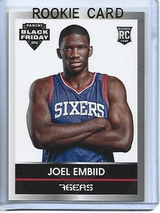 Joel Embiid 2014 Panini Black Friday Rookie Portraits #12 - Picture 1 of 2
