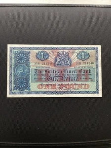 VF 1939 British Linen Bank £1 Note - Picture 1 of 2
