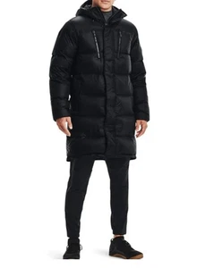 Under Armour Herren ColdGear Infrared Daunenjacke Parka - Schwarz - SMALL - TOP - Bild 1 von 24