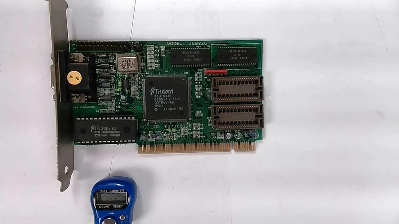 JC9226 trident microsystems TGUI9440 pci 1MB svga - Image 1 of 2