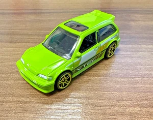 Hot Wheels 90 Honda Civic EF #028 HW 25 70er VS. 90er 1/10 grün lose Rarität! - Bild 1 von 3