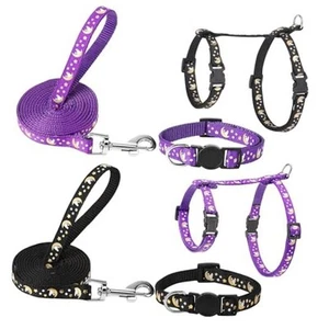 2 Pack Cat Harness and Leash with Collar Set, Escape Proof Cat Harness - Picture 1 of 8