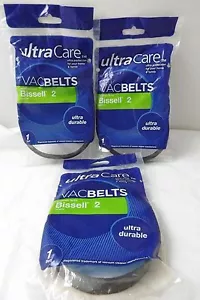 3 Bissell 2 Vacuum Cleaner Belts - BRAND NEW & SEALED - Picture 1 of 3