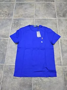 Polo Ralph Lauren Cotton custom slim fit Logo Tee medium crew short sleeve - Picture 1 of 3