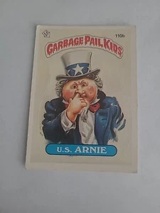 1986 Garbage Pail Kids - Series 3 - 110b U.S. Arnie - 2** Teacher Back - Picture 1 of 3