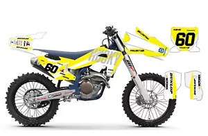 FC-250/450 - KIT COMPLETO GRÁFICOS FLUX HUSQVARNA KIT CALCOMANÍAS 21mil Grueso - Imagen 1 de 7