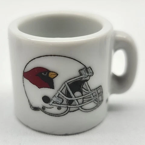 ⭐️ NFL Football Arizona Cardinals Ceramic Gumball Mini Coffee Mug - 1.25" Tall Cover