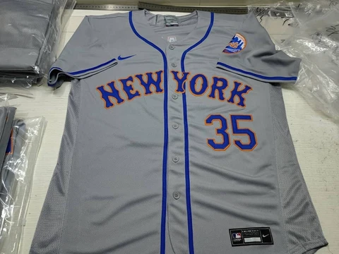 NY Mets, #35 Justin Verlander- Away Gray-Lg. LFGM !  Ships from Tx, fast Cover