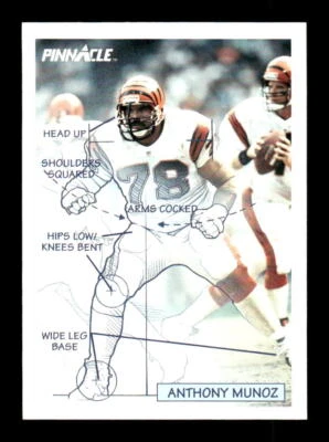 1991 Pinnacle Anthony Munoz   #357  TECH - Image 1 of 2