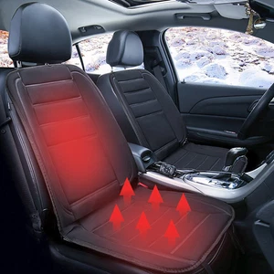 Cover Seat Universal Heated Car 12V Heating Warm Heater Winter Pad Cold Cushion - Picture 1 of 9