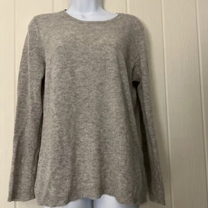 Lauren Ralph Lauren Sweater Brown Silk Cashmere Crew Neck Long Sleeve Women Sz S - Picture 1 of 3