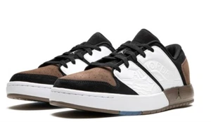 NEW Sz 8.5 Nike Jordan Nu Retro 1 Low White Black Palomino Men Shoes DV5141-102 - Picture 1 of 6