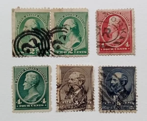 US 1880's stamps used - Bild 1 von 2