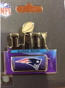 SUPER BOWL 52 NEW ENGLAND PATRIOTS PIN SUPERBOWL LII CHAMPIONSHIP SHIP FREE NOW - Picture 1 of 1