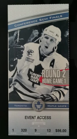 Toronto Maple Leafs Conference Semi Final Playoff Ticket - Round 2 Home Game 1 Cover