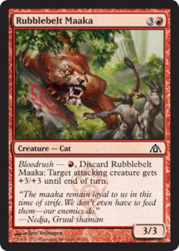Dragon's Maze - Rubblebelt Maaka - Foil - Image 1 of 1