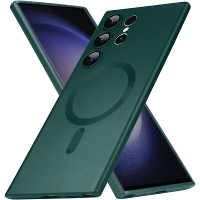 Capa TPU magnética segura Mag para Samsung Galaxy S25 Ultra S24 S23 FE S22 S21 - Imagem 1 de 4