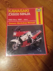 Kawasaki ZX600 Ninja Repair Manual 1985-1991 New/Sealed Haynes - Picture 1 of 2