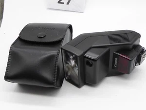 Canon Speedlite 300EZ Blitz am Schuh montiert mit Case a1 f1 ae1 Programm usw - Bild 1 von 7