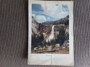 Menú de cena vintage 1944 campamento curry Yosemite nuevo parque cali papel efema historia - Imagen 1 de 3