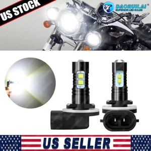 For Harley Davidson 2006-2017 Xenon White 881 LED Bulbs Passing Spot Fog Lights - Bild 1 von 15