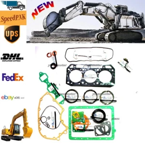 S3D84 Piston Ring Set Full Overhaul Gasket Kit For Komatsu GC50-1 WA40-2 Loader - Picture 1 of 4