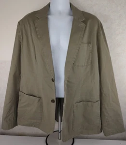 Goodfellow Kenwood Casual Blazer Jacket 2 Buttons Pale Green Khaki Mens XL NWT - Picture 1 of 5