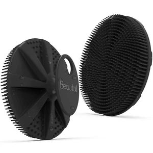 Silicone Body Scrubber, Shower Bath Scrubber, More Hygienic than Traditional Lo - Picture 1 of 12
