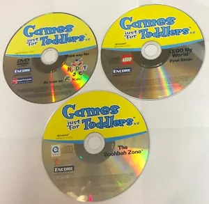 Encore Software Games for Toddlers CD Rom's, 3 disks - Picture 1 of 1