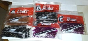 5 Stück Charlie Brewer SLIDER 4" WÜRMER - Großpackung 20 Würmer pro Packung - Set 5 - NEU - Bild 1 von 1