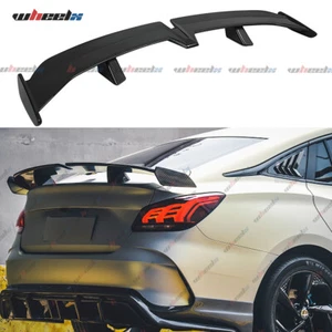 55" For Hyundai Elantra 2021-2024 Rear Spoiler Sport Wing PRO Style Carbon Fiber - Picture 1 of 16
