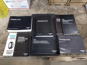 Genesis GV70 2022 OEM manual del propietario completo con caja - Imagen 1 de 13