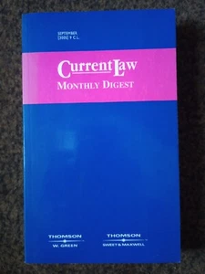 Current Law Monthly Digest SEP 2005 Used Acceptable Condition With Wear And Tear - Picture 1 of 4
