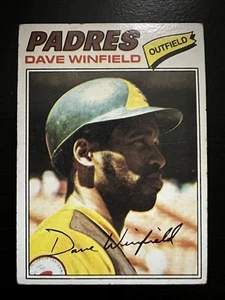 1977 TOPPS #390 Dave Winfield San Diego Padres Baseball Card - Picture 1 of 2