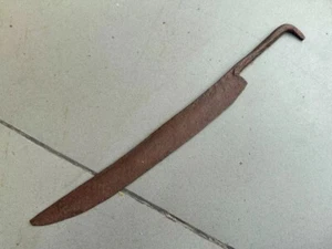 1800's Ancient Steel Hand Forged Mughal Dagger Sword Dagger 16'' Pesh Kabz - Picture 1 of 5