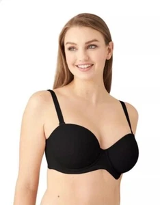 Wacoal Strapless Underwire Bra “Red Carpet” in Black Sz 38D *I16 - Picture 1 of 5