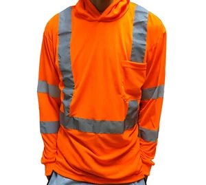 Construction Reflective Safety Work Shirt High Visibility Breathable - Picture 1 of 4