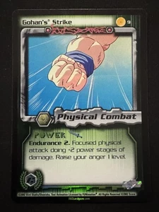 Gohan’s Strike 9 Foil Dragonball Z Score Unlimited Cell Games Saga - Picture 1 of 2
