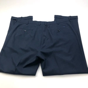 Peter Millar Wicking E4 42x32 (passt 42W 31L) Golf flache Chino Slack Hose blau - Bild 1 von 13