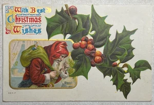 J273 AK Weihnachtsmann Nikolaus Weihnachten Merry Xmas - Bild 1 von 2