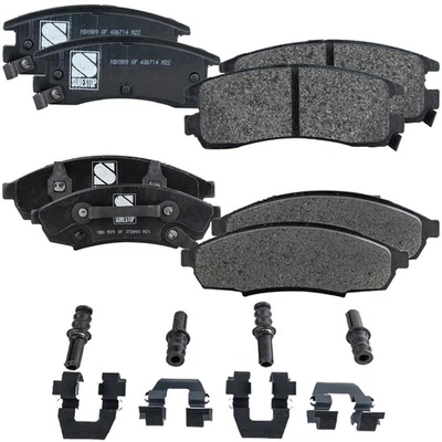 Juego de pastillas de freno delanteras y traseras para Chevy Olds Cutlass Chevrolet Monte Carlo Lumina Foto 1 de 4