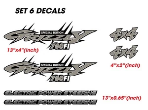 Kit de calcomanías adhesivas de actualización de ATV para Grizzly 700 edición especial 700FI - Imagen 1 de 1