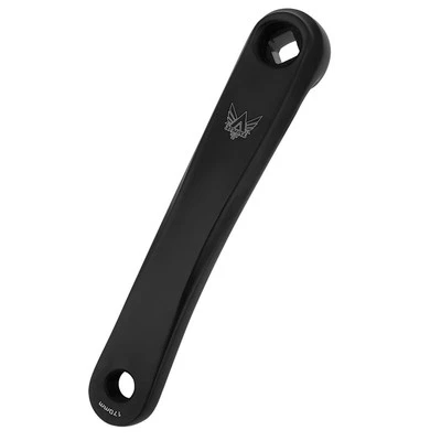 Black Rhombic 170mm Bike Aluminum Alloy Left Single Chain Crank Arm Replace ZZ - Image 1 of 4