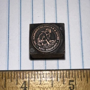 Printing Block ( Devoe & Raynolds Co. ) Indian on His Knees. Nice Details - Picture 1 of 4