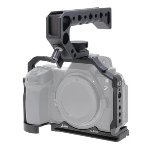 Camera Video Cage w/Cold Shoe & 3/8" with Top Handle Grip For Nikon Z6III Camera - Picture 1 of 17
