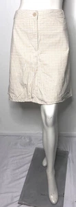 Pantalón Corto Blanco Ciervo Plus Beige y Blanco Guinga Talla 24W - Pantalones Cortos Adjuntos, Cremallera Lateral - Imagen 1 de 7