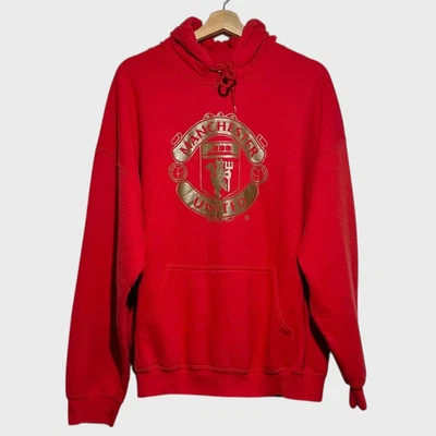 Manchester United Red Devils Soccer Football Hoodie Sweatshirt XL - Image 1 of 4