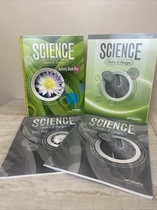 Abeka Science Order and Design 2nd Edition Answer Key Quiz Test Key Activity Key - Picture 1 of 6