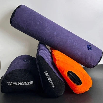 Almohada inflable de ayuda sexual cojín de posición de amor pareja cojín suave muebles Foto 1 de 4