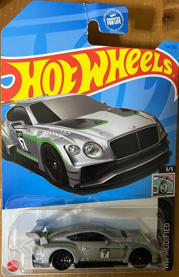 Hot Wheels 2018 Bently Continental GT3 44/250. CARTÃO DANIFICADO. VEJA OFERTAS COMBINADAS - Imagem 1 de 1